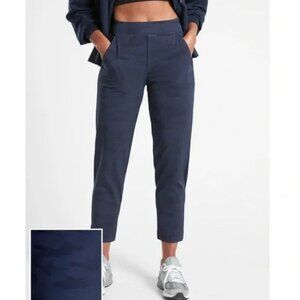Athleta Brooklyn Ankle Blue Camo Pants Size 10
